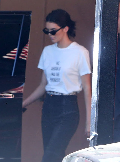 Kendall Jenner Wears ‘We Should All Be Feminists’ Dior T-Shirt