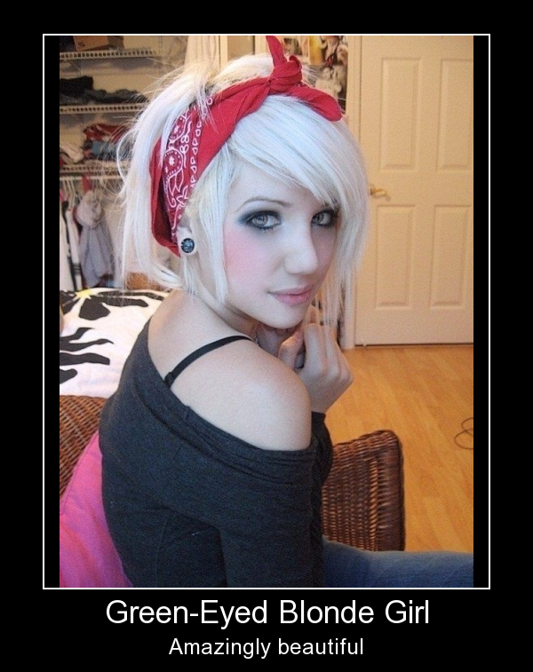 Just A Beautiful Green Eyed Blonde Girl, No Joke Ye Kya Chutiyapa Hai