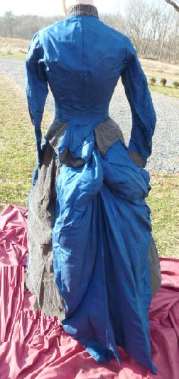 All The Pretty Dresses: Blue 1880's Bustle Era Dress