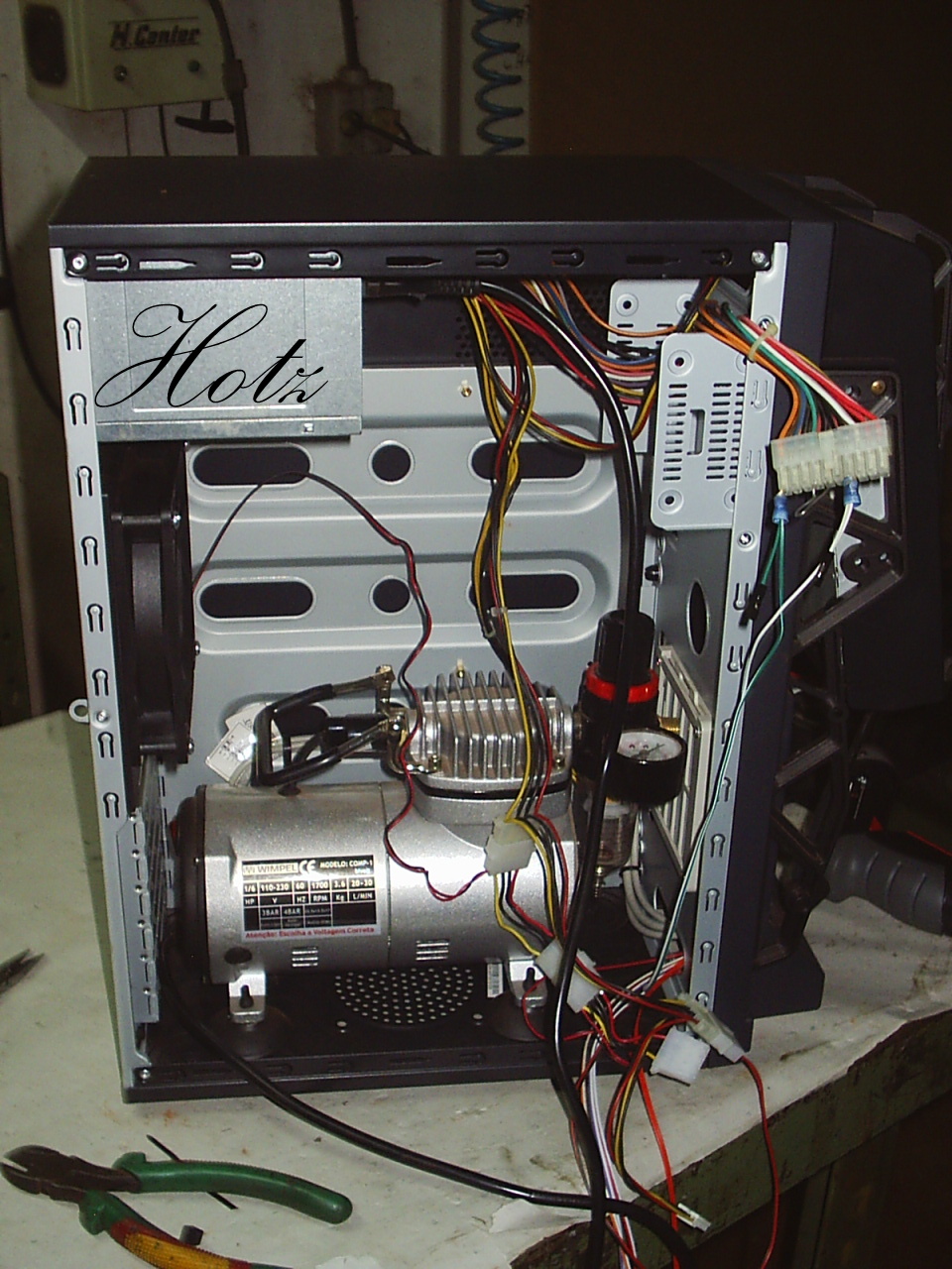 Homemade.: Compressor de Ar