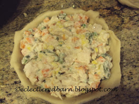 Eclectic Red Barn: Turkey pot pie filling