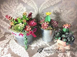 Succulent Framelits, Stampin'Up! Paper Succulent