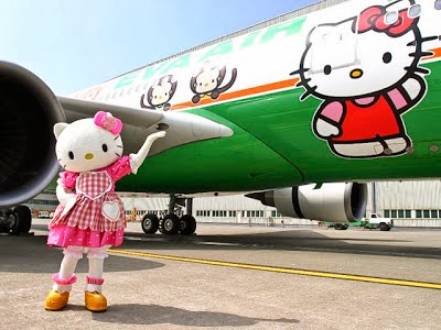 Menarik ! Terbang Bersama Hello Kitty