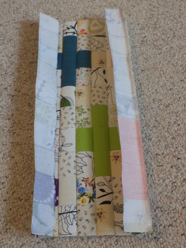 Kat & Cat Quilts FusibleFoundation Postage Stamp Block {July do. Good Stitches}