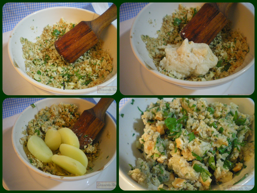 Atún y pez espada al pesto de almendras