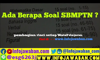 Ada Berapa Jumlah Soal Sbmptn Saintek Soshum Dan Tpa Infojawaban Com