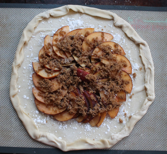 Food Lust People Love Brown Sugar Nectarine Tart FridayPieDay