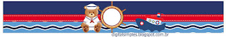 Nice Sailor Bear: Free Printable Candy Bar Labels. Nice Sailor Bear Free Printable Labels.