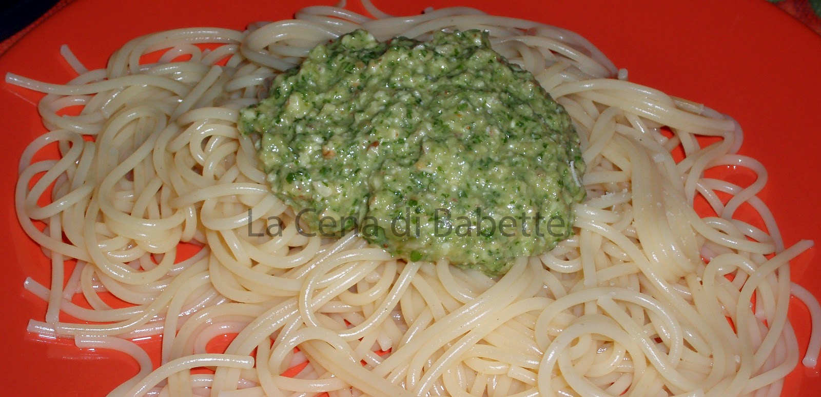 La Cena di Babette pesto di zucchine fagiolini e rucola