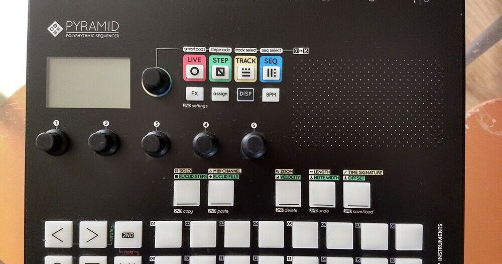 MATRIXSYNTH: Squarp Pyramid Sequencer SN 0096