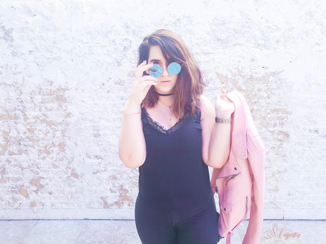 Outfit of the day Pink Zara Jacket