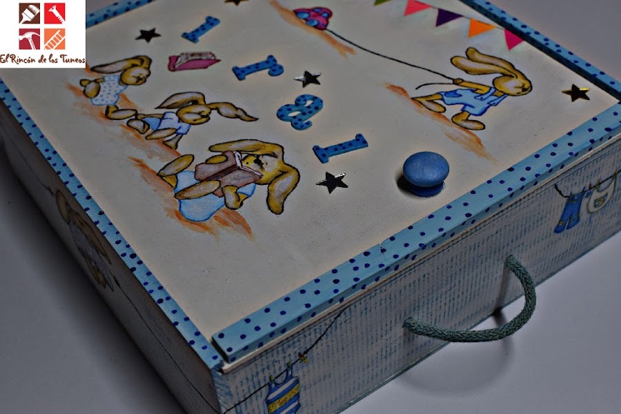 Tunear una caja de vino infantil