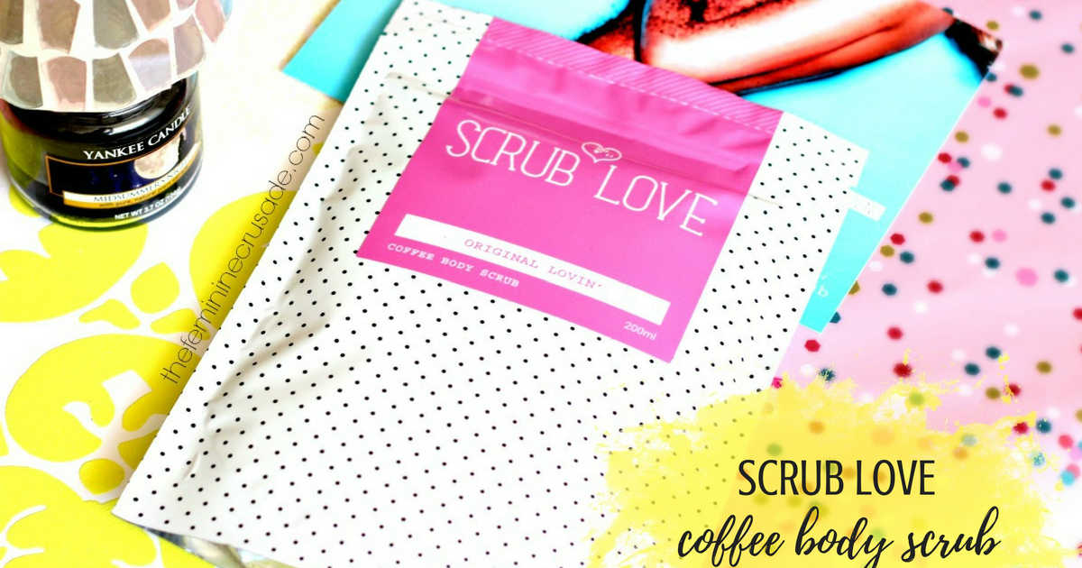 SCRUB LOVE ORIGINAL LOVIN' COFFEE BODY SCRUB REVIEW Beauterazzi