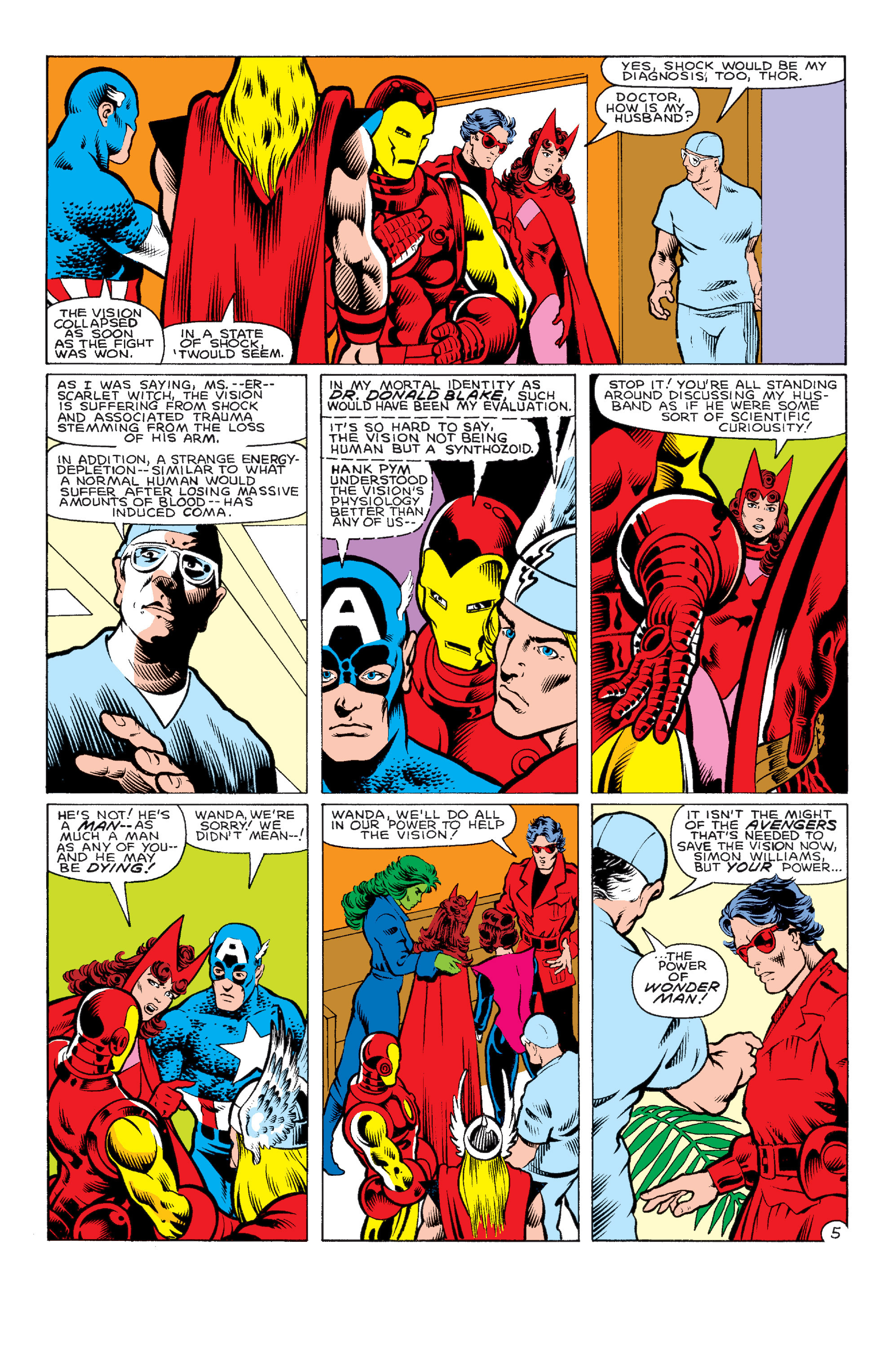 Read online The Vision and the Scarlet Witch (1982) comic -  Issue #3 - 6