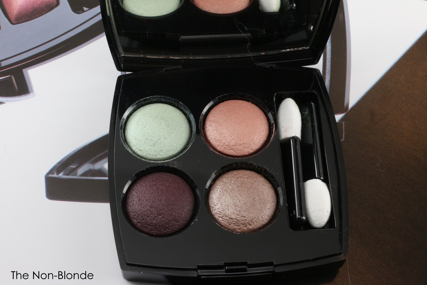 The Non-Blonde: Chanel Première Eclosion 302 Eye Shadow Quad & Ombre  Première 824 Verderame