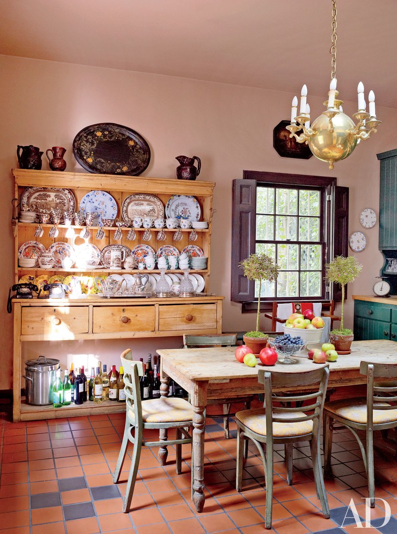 {Farmhouse Home Decor} 25 Farmhouse Kitchens in Architectural Digest Hello Lovely