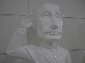statue of Vladimir Putin in Dalian, China