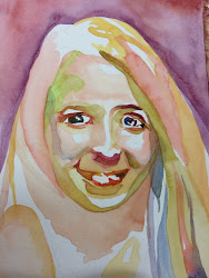 portrait watercolor impressions many