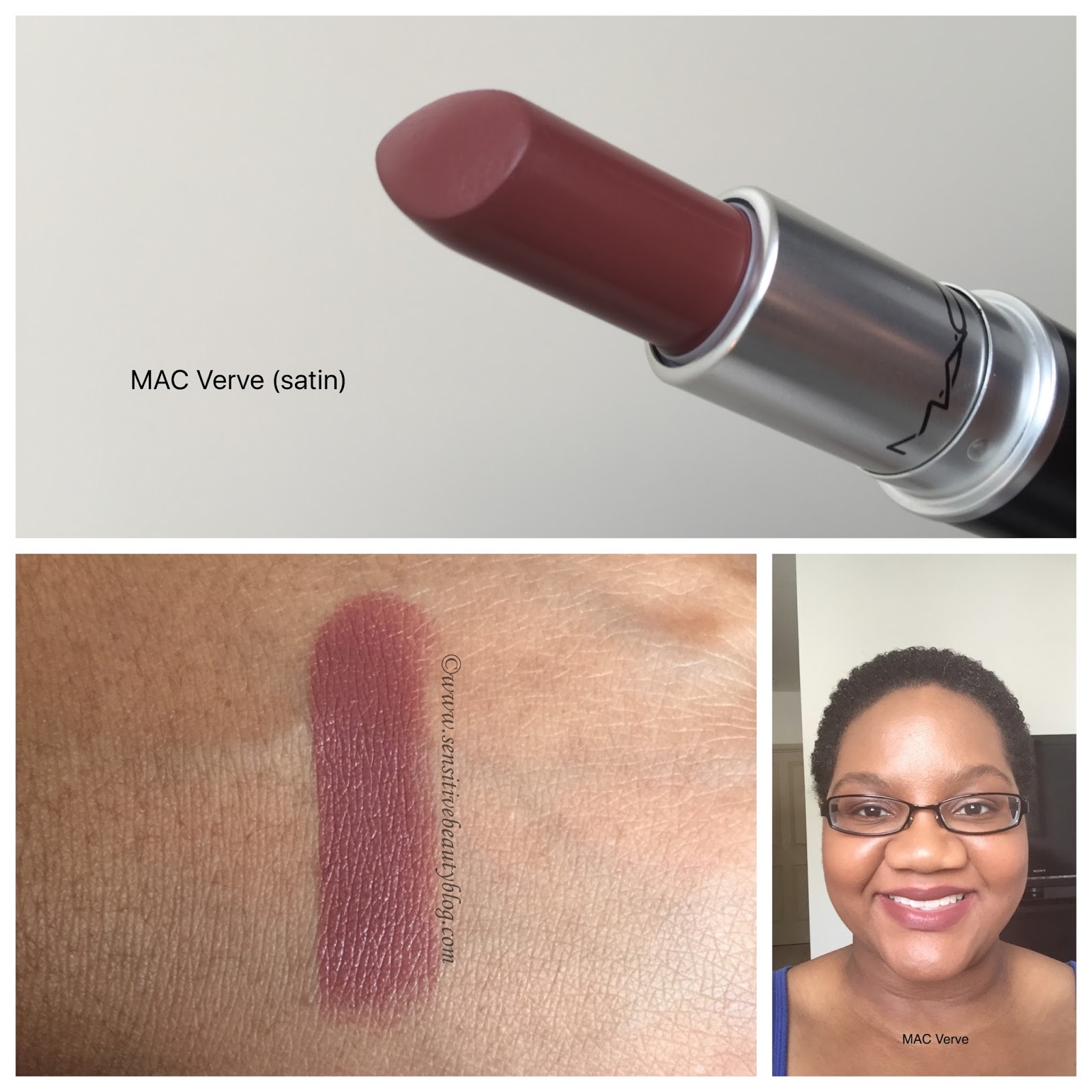 sensitive beauty blog mac verve lipstick review mac verve