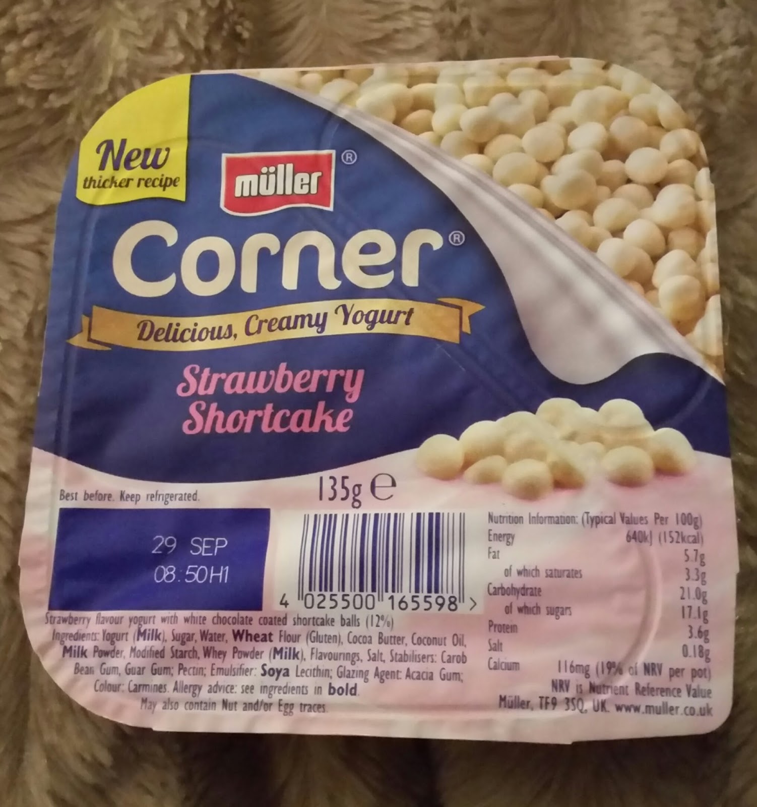 Trust Me Treats Muller Corner Crunch Strawberry Shortcake Yoghurt review