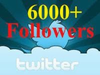 6000+ twitter followers