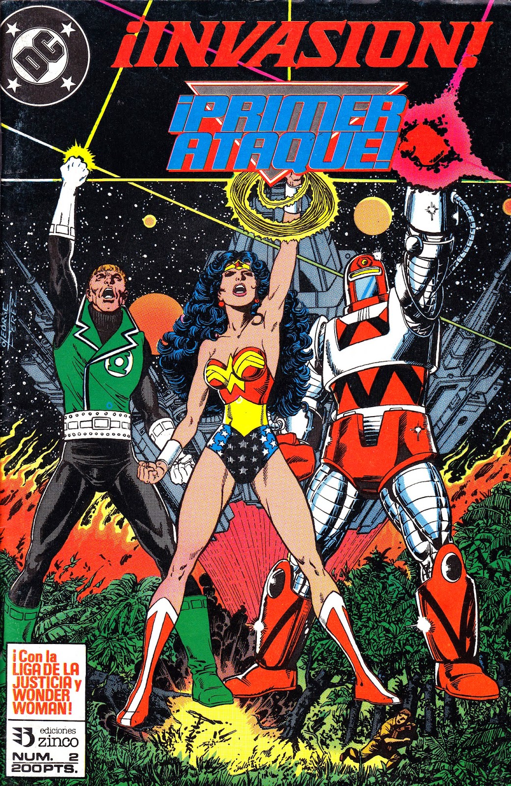 Apocalipsis FAN ¡INVASIÓN! Saga DC Comics 1 de 3