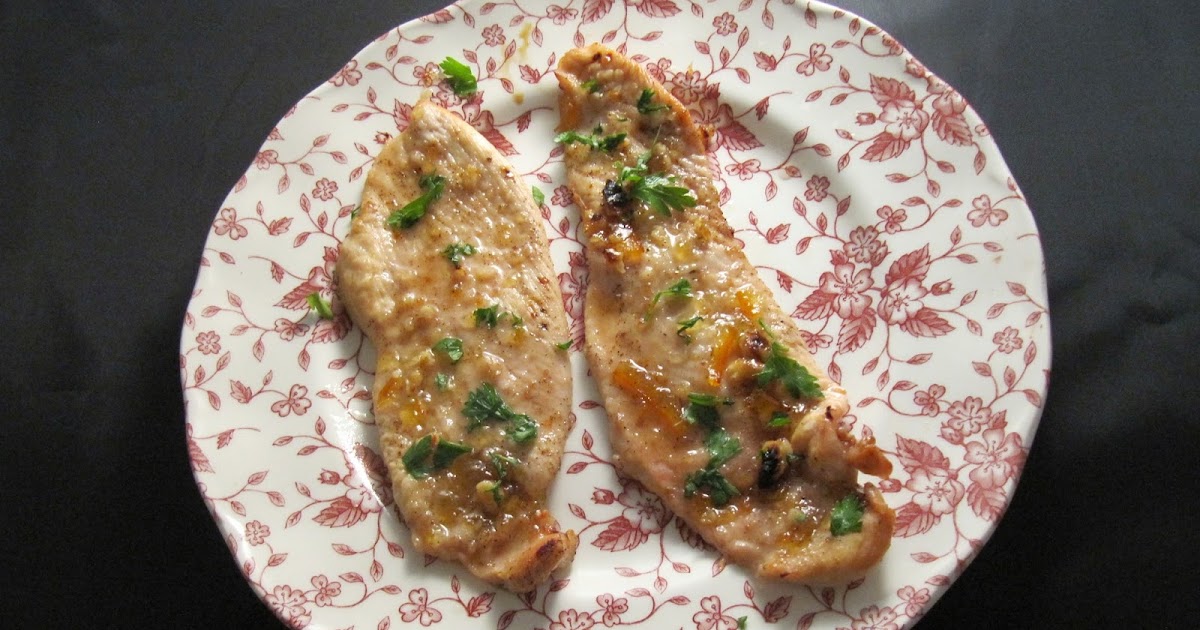 Filetes de pavo a la naranja