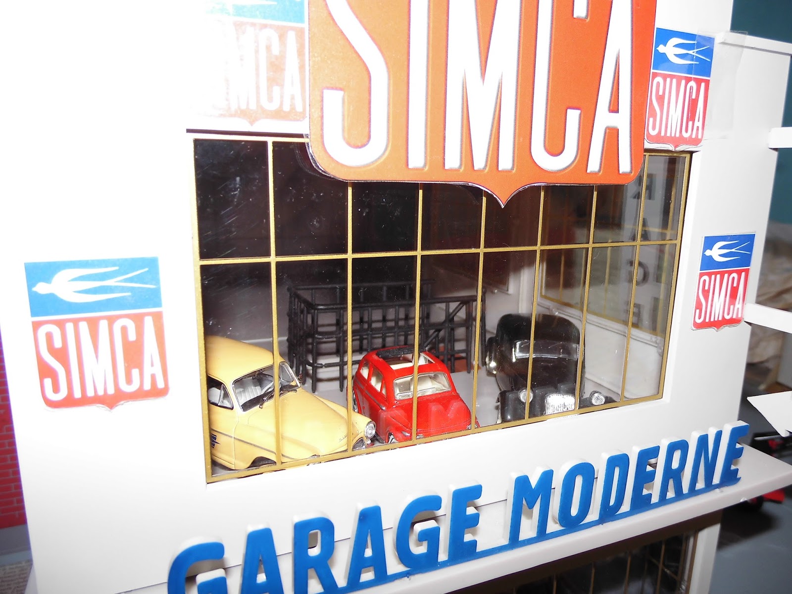ANCIEN GARAGE STATION Service SHELL ASCENSEUR POMPE ATELIER ENSEIGNE 1