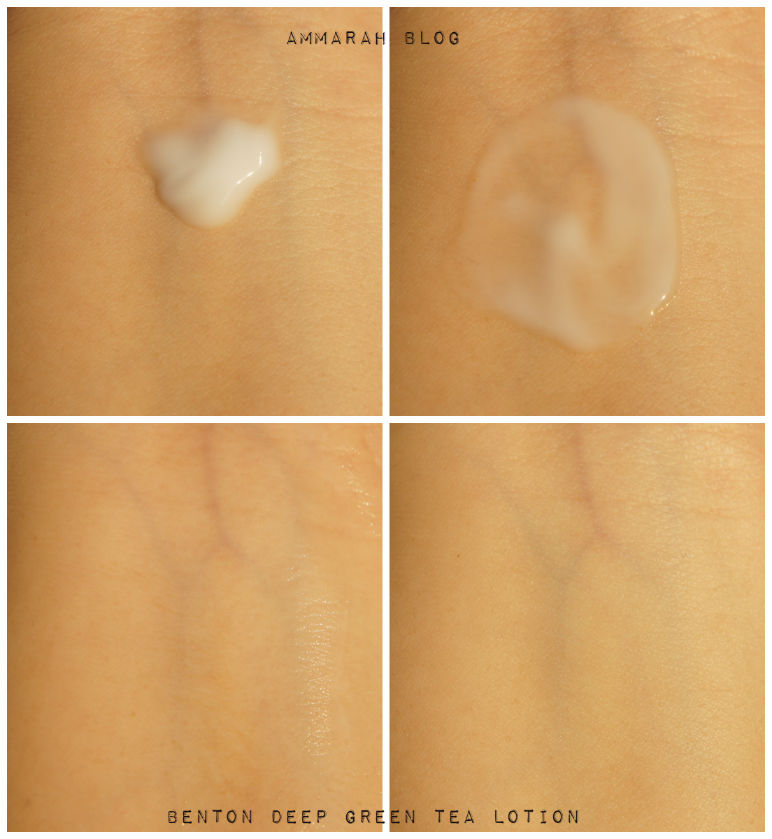 Ammarahblog: Review: Benton Deep Green Tea Lotion