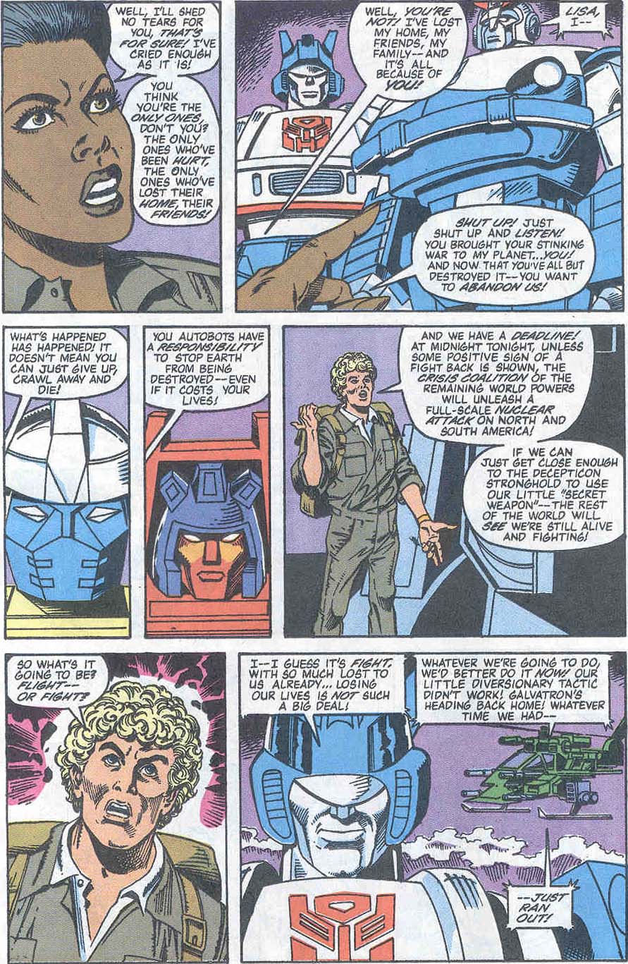 Read online The Transformers (1984) comic -  Issue #67 - 11
