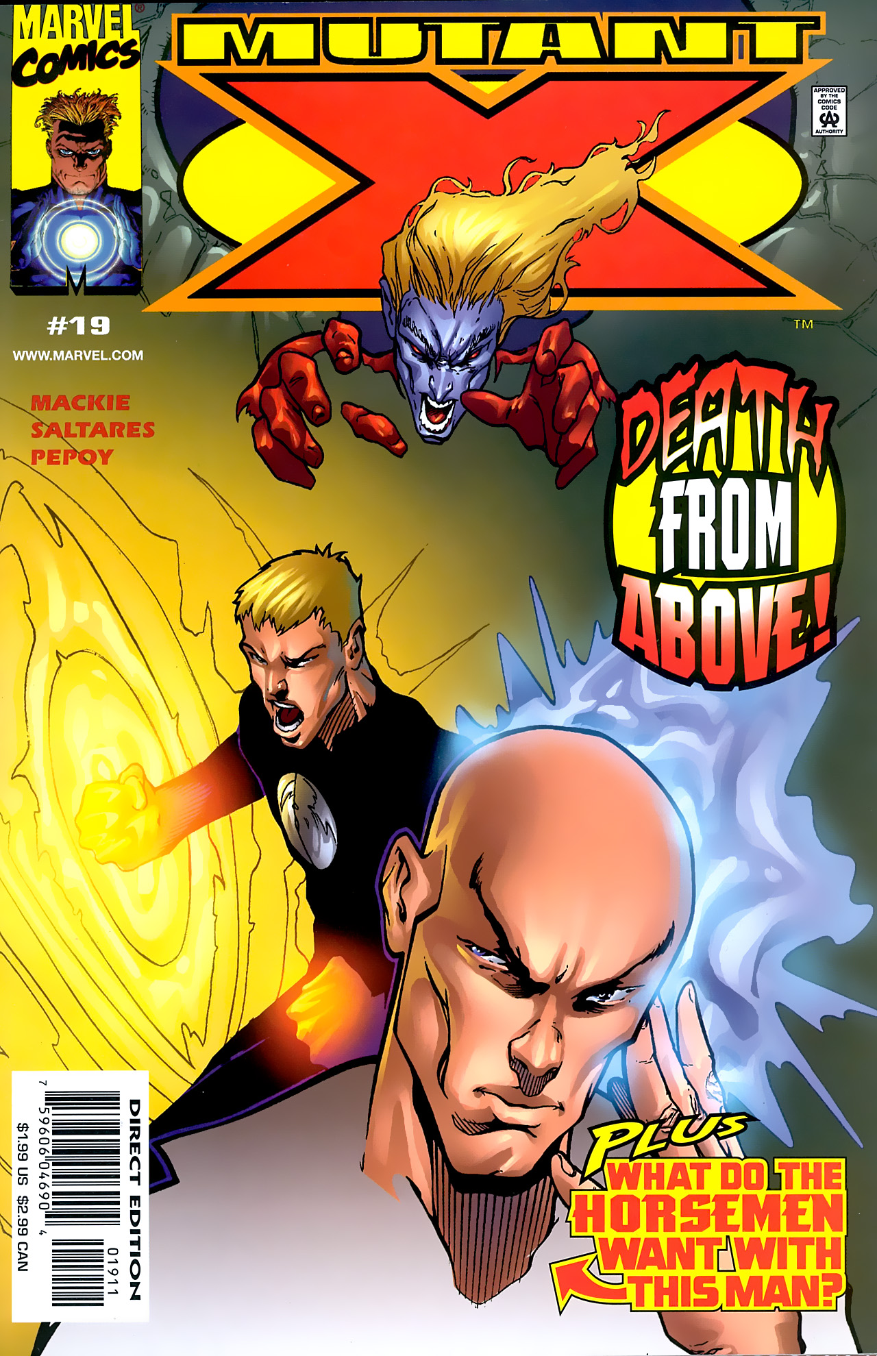 Read online Mutant X comic -  Issue #19 - 1