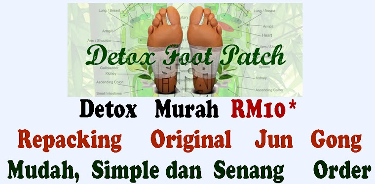 Repacking Detox foot patch 10pcs dengan harga  RM10