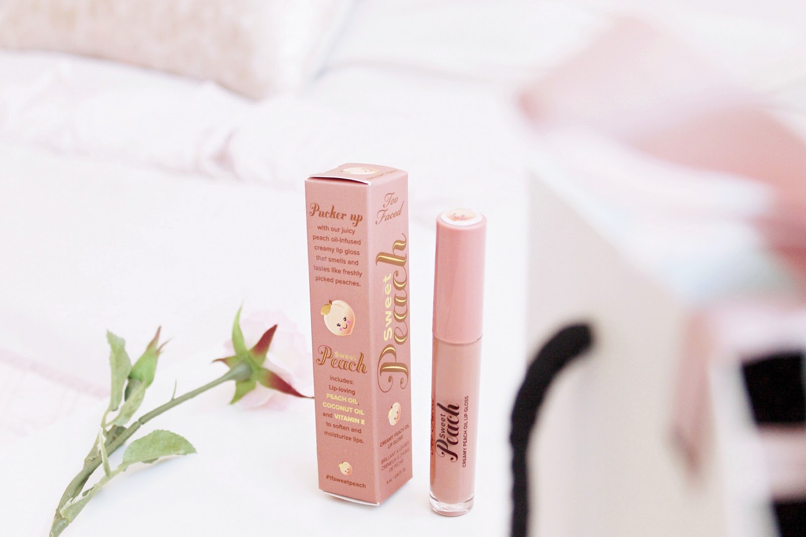 Too Faced Papa don't Peach gloss review