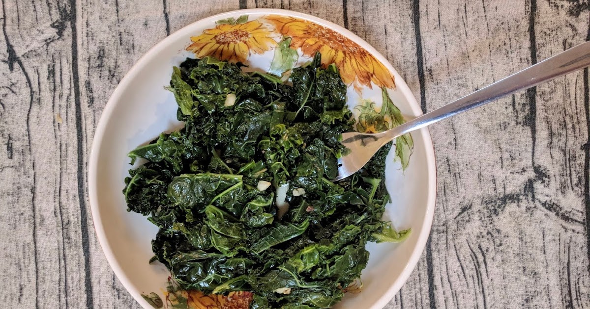 Steamed Kale with Garlic