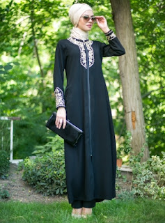Busana muslim modern gamis turki terbaru model elegan masa kini