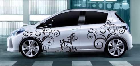 Dekstop Wallpaper: Artistic Sticker Car Wallpapers - Aug