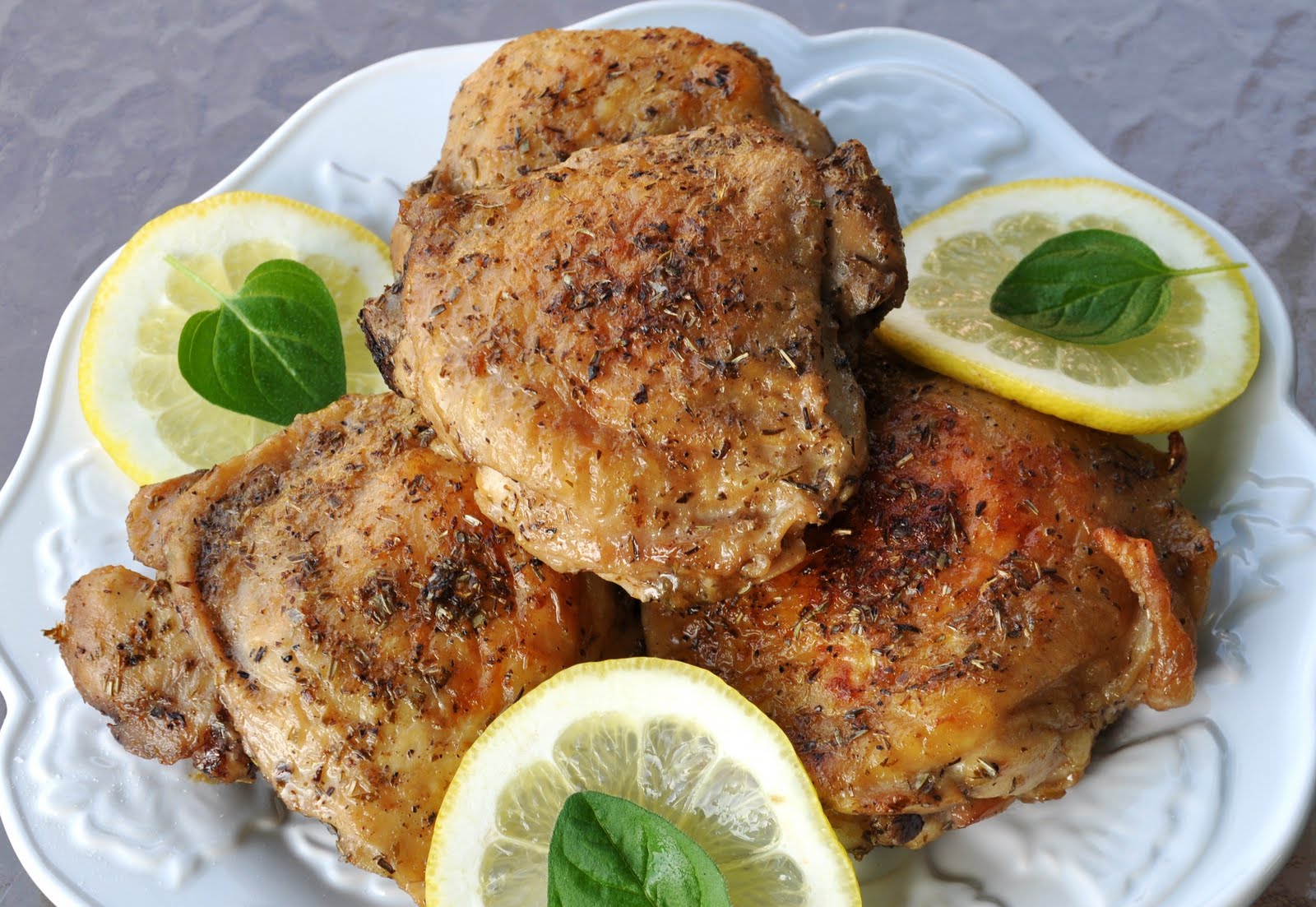 DeliciousEurope Greek Chicken With Oregano (κοτόπουλο με ρίγανη)