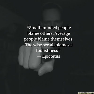 Epictetus Quotes about blaming