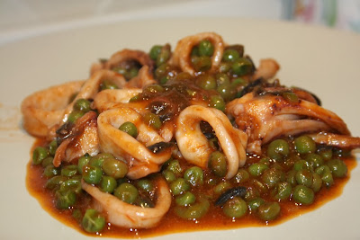 calamari coi piselli