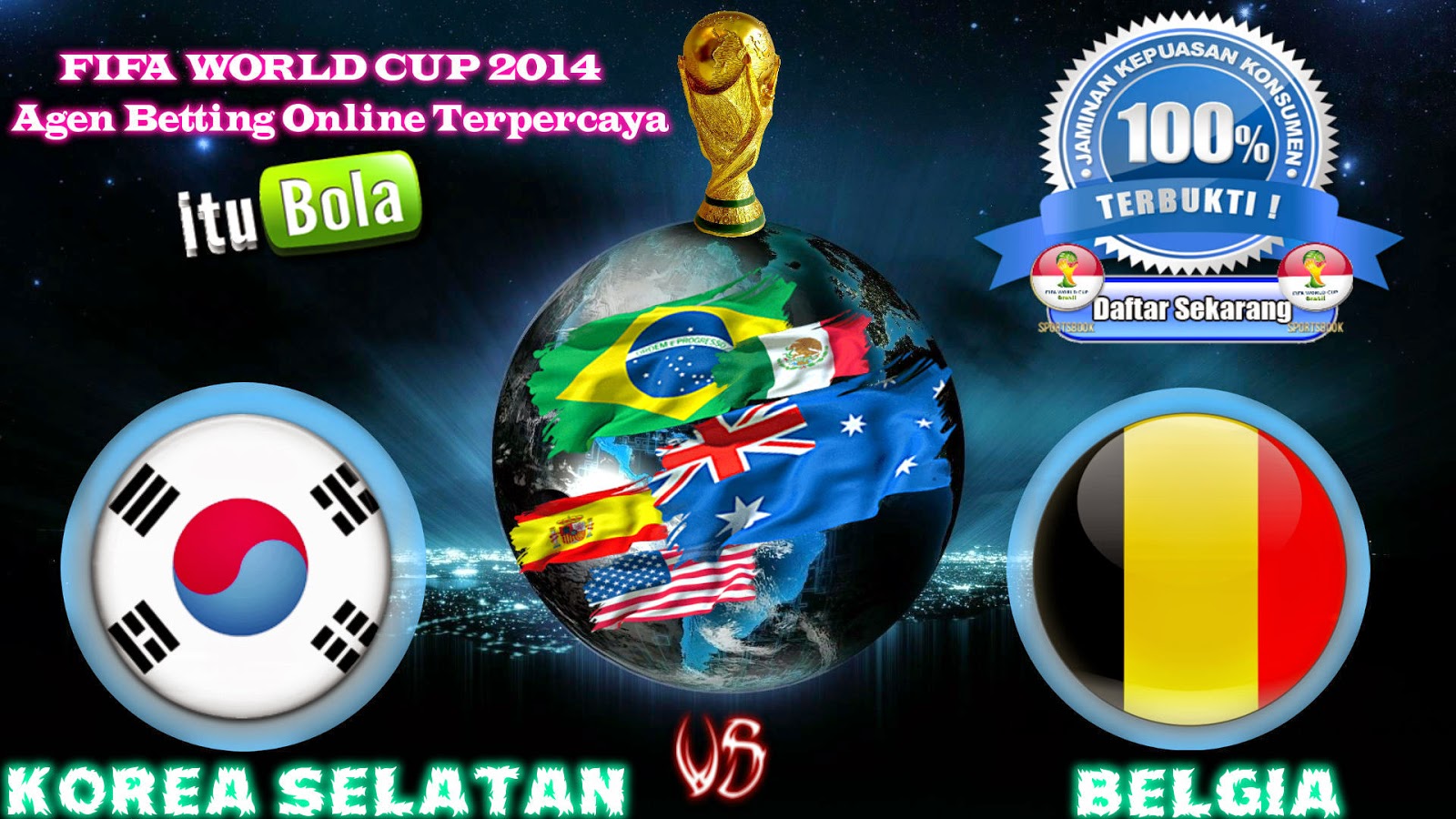 Prediksi Korea Selatan vs Belgia