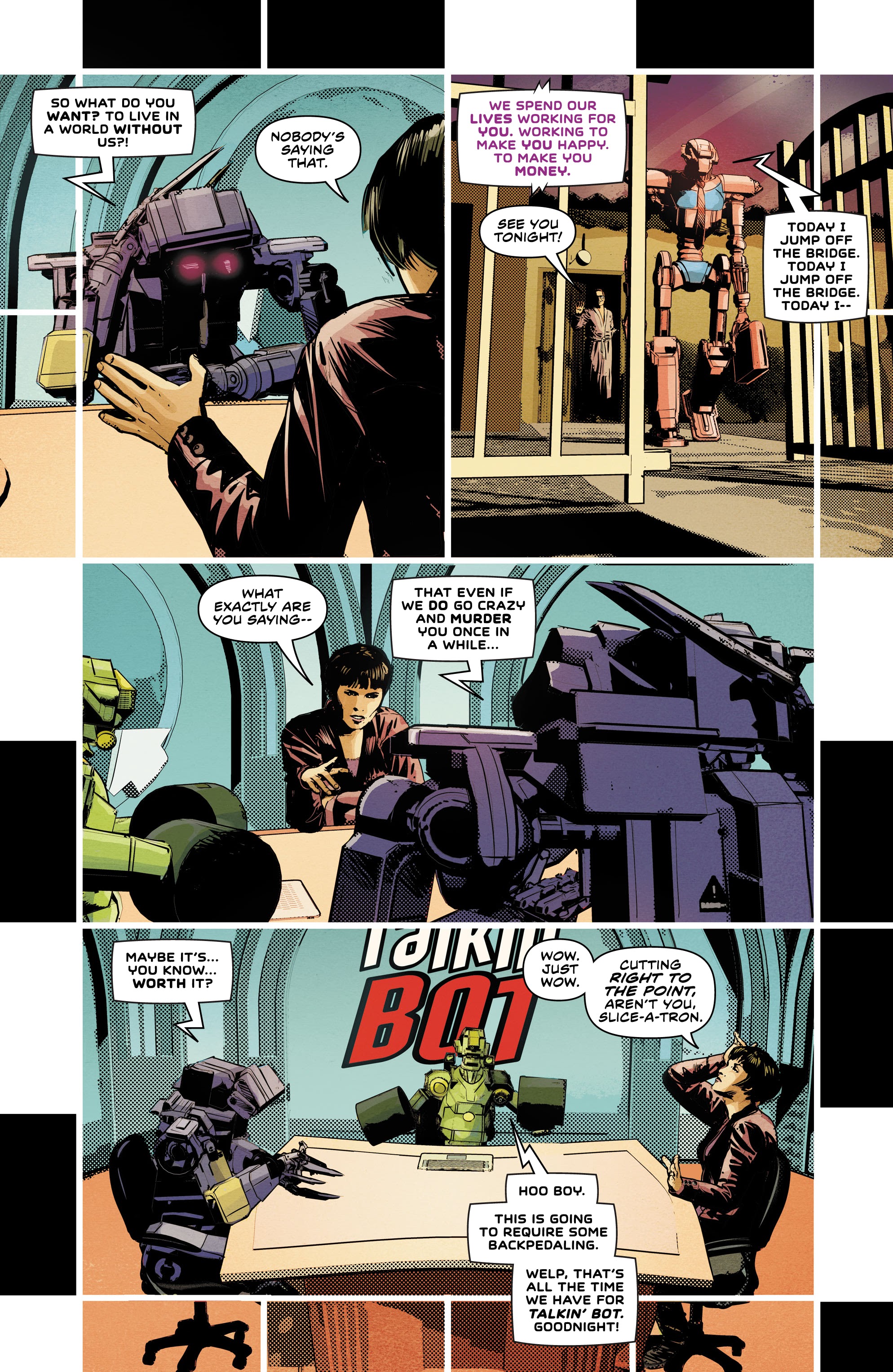 Read online Not All Robots comic -  Issue #1 - 16