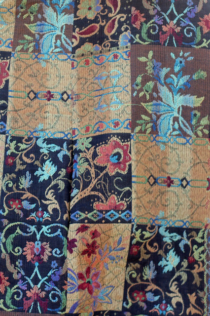 Style Maker Fabrics' Fall 2017 Style Tour - Patchwork Jacquard made into Vogue 9275