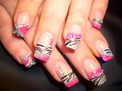 nail acrylic animal