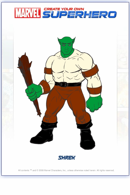 Make Your Own Marvel Superhero 38