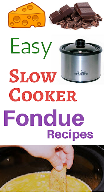 It's super fun and easy to make fondue at home in your crockpot slow cooker. Use a little dipper or a larger size to make your favorites at home with your family.