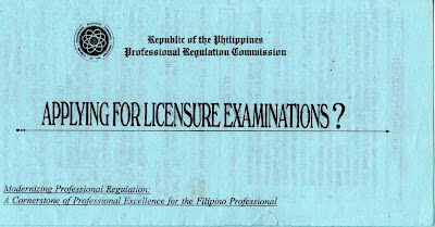 Professional Regulation Commission, licensure examination, board examination, PRC, exam guidelines