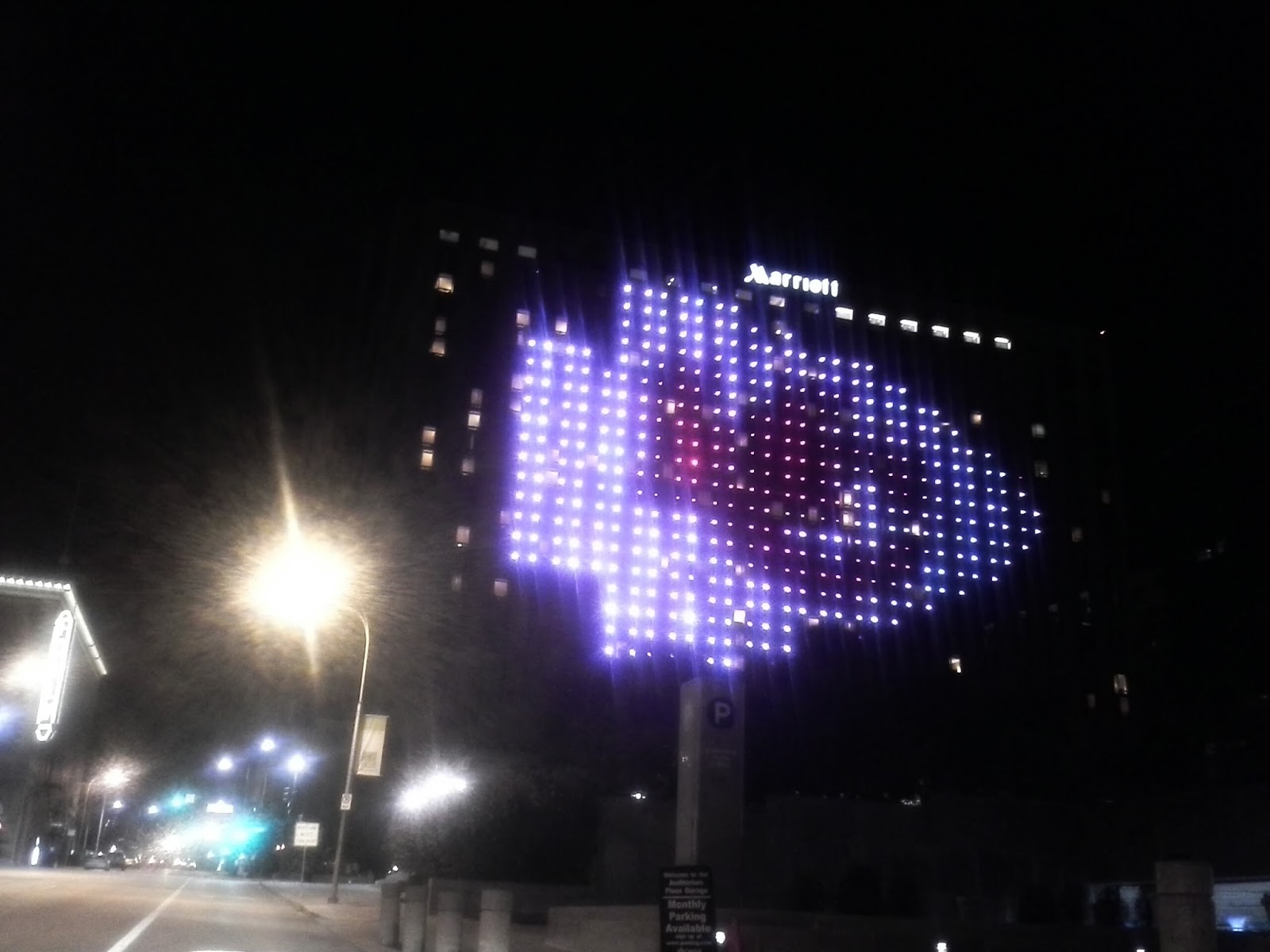 Downtown Kansas City Lights Tonight