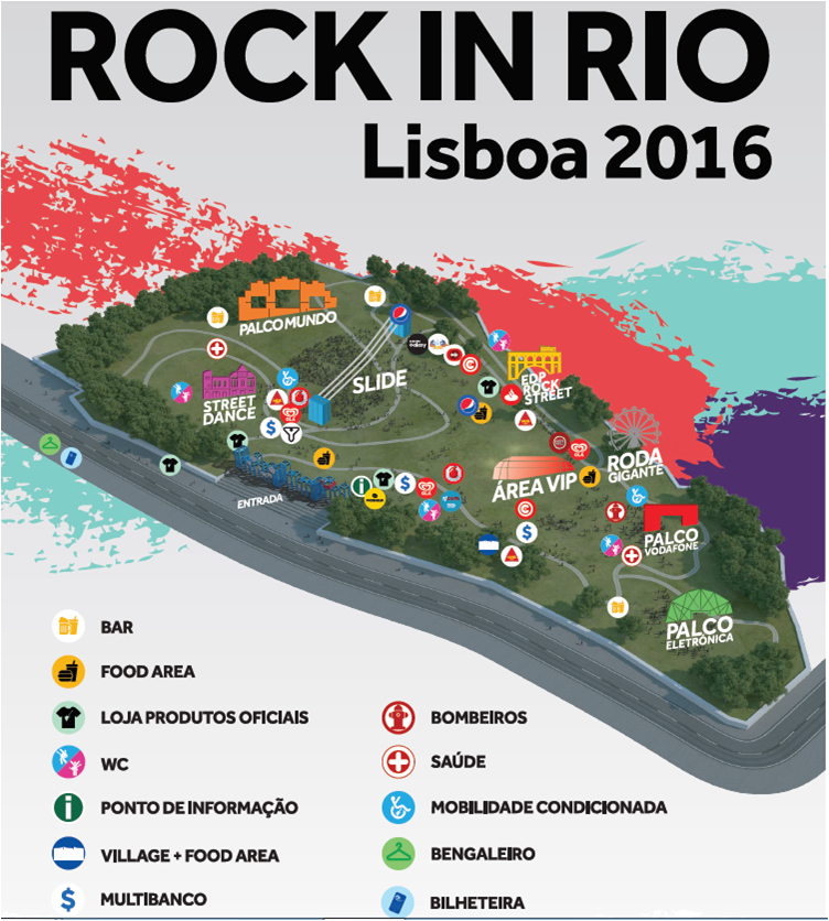CARTAZ ROCK IN RIO LISBOA 2016