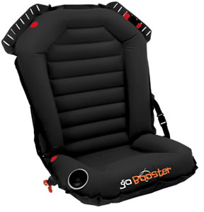 Buitengewoon Omgekeerd Specialiteit AutoStyle: De Go Booster, 's werelds enige opblaasbare autostoel