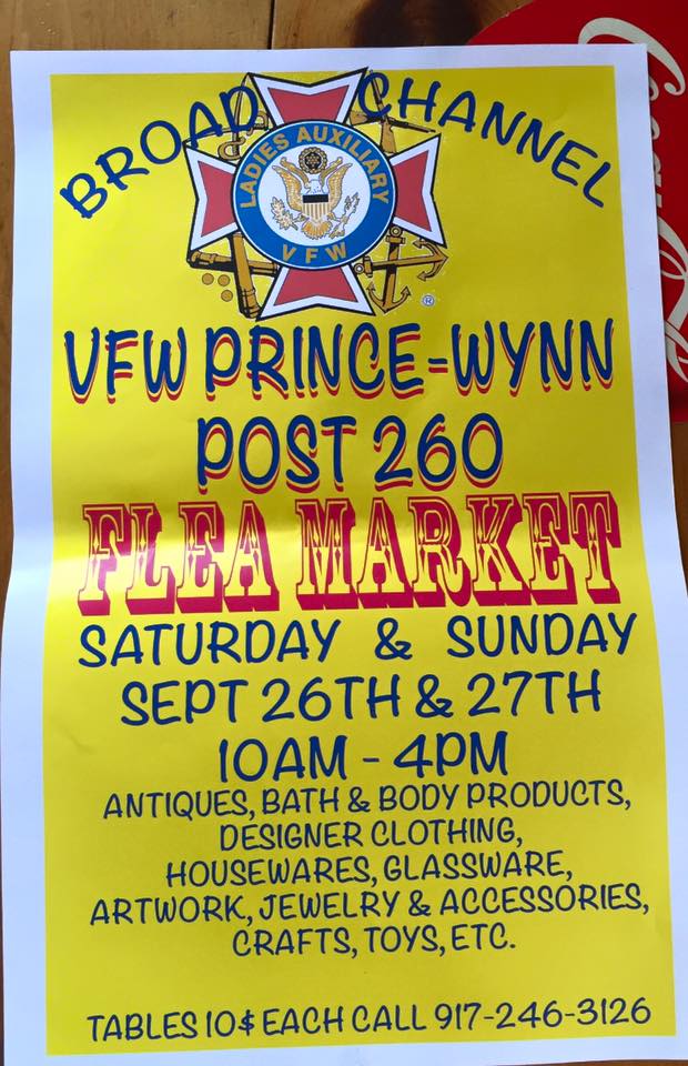West 12th Road Block Association News Broad Channel VFW Flea Market